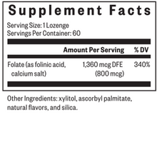 Folinic Acid Lozenge by Seeking Health (60 loz)