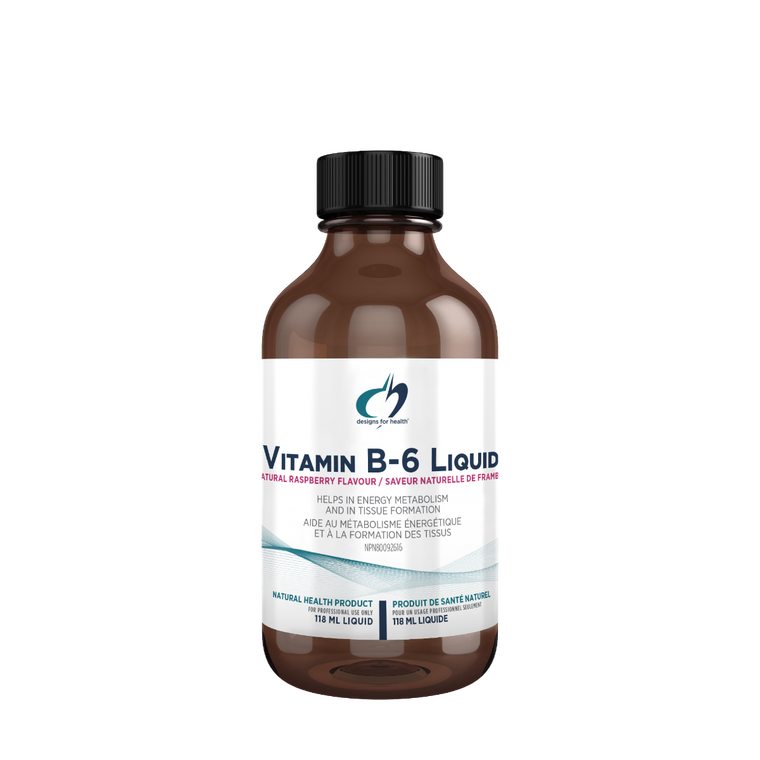Vitamin B6 Liquid by Designs for Health 4 fl oz (118 ml)