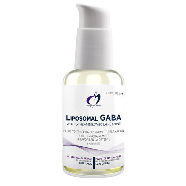 Liposomal GABA with L-Theanine by Designs for Health (50 ml)