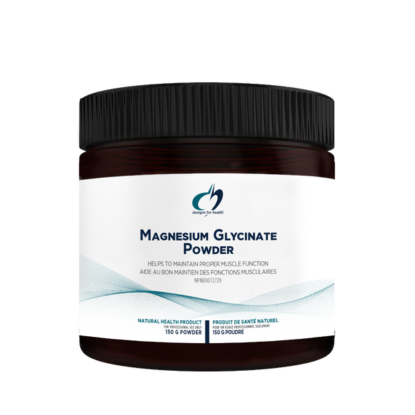 Magnesium Glycinate Powder Unflavoured by Designs for Health 150 gms