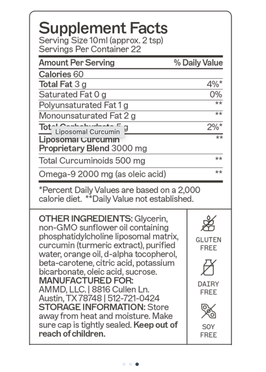 Liposomal Curcumin by Amy Myers MD