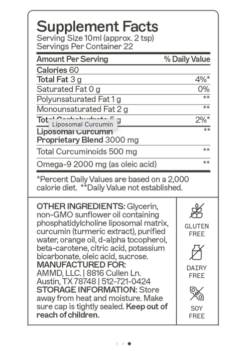 Liposomal Curcumin by Amy Myers MD