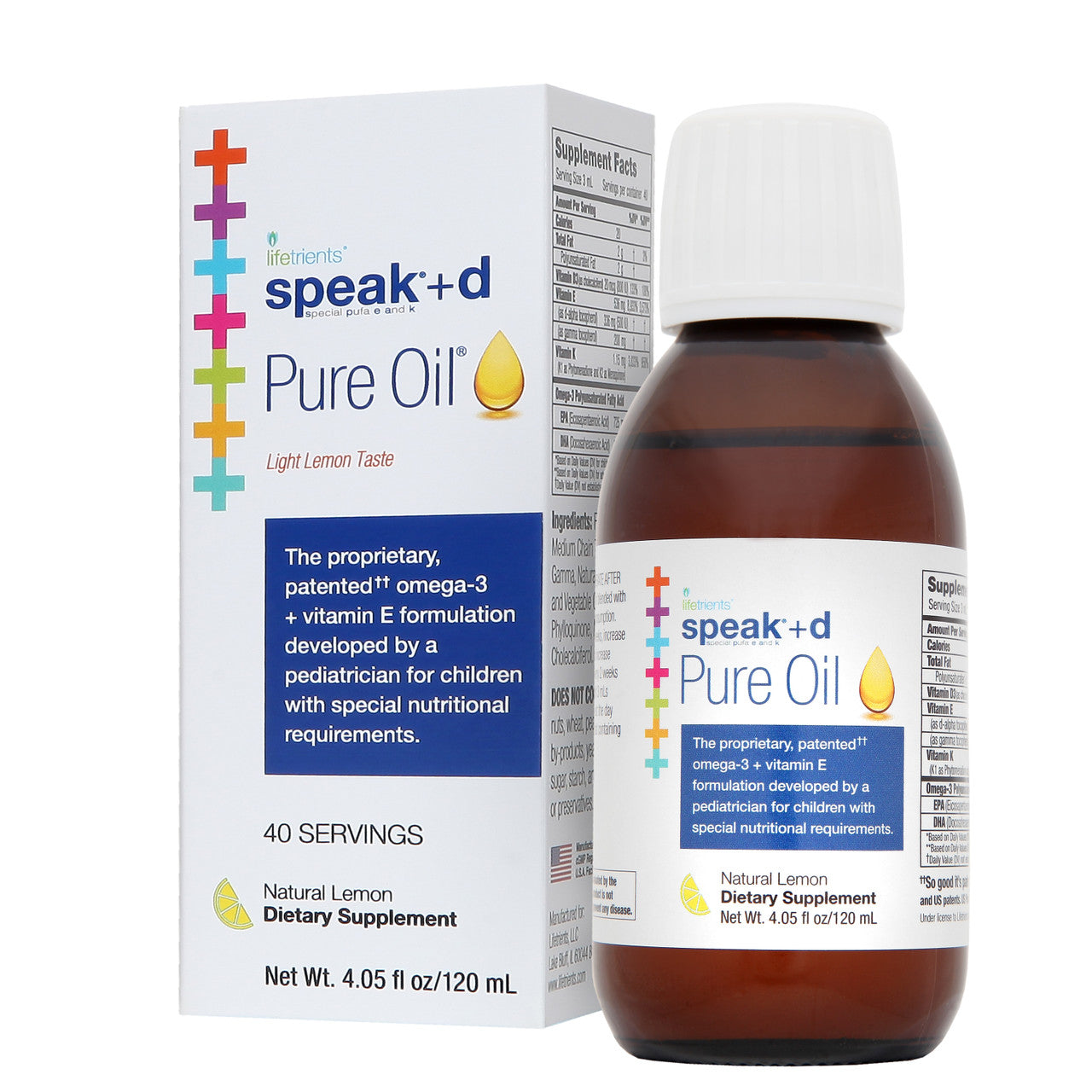 Speak + D Pure Oil by Lifetrients 4 oz