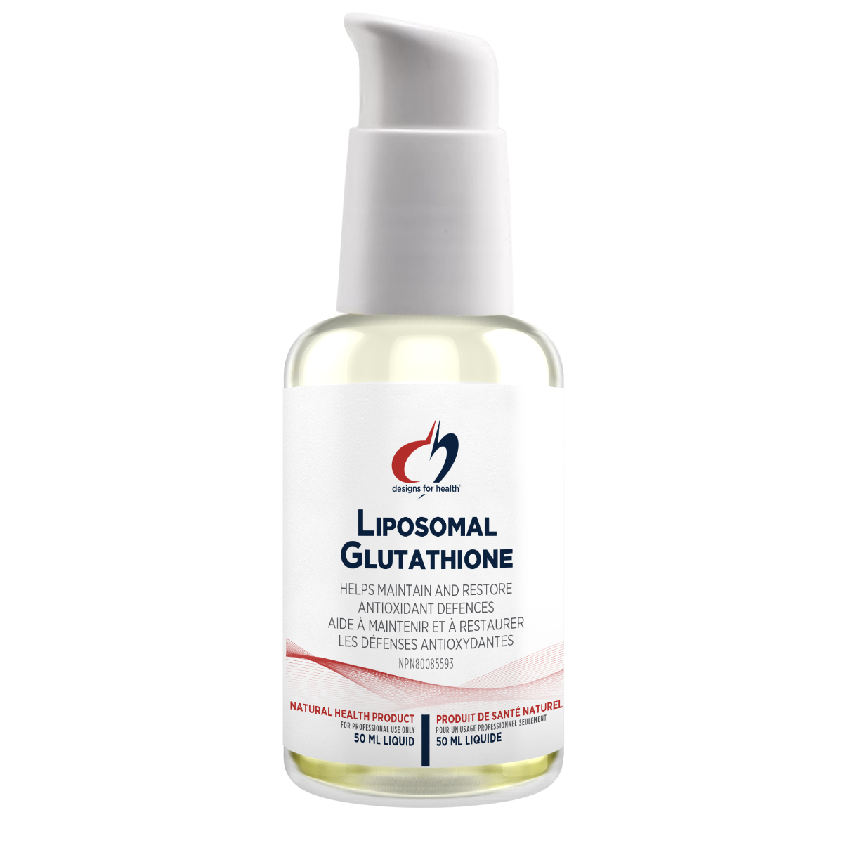 Liposomal Glutathione Lemon Peppermint by Designs for Health (50 ml)