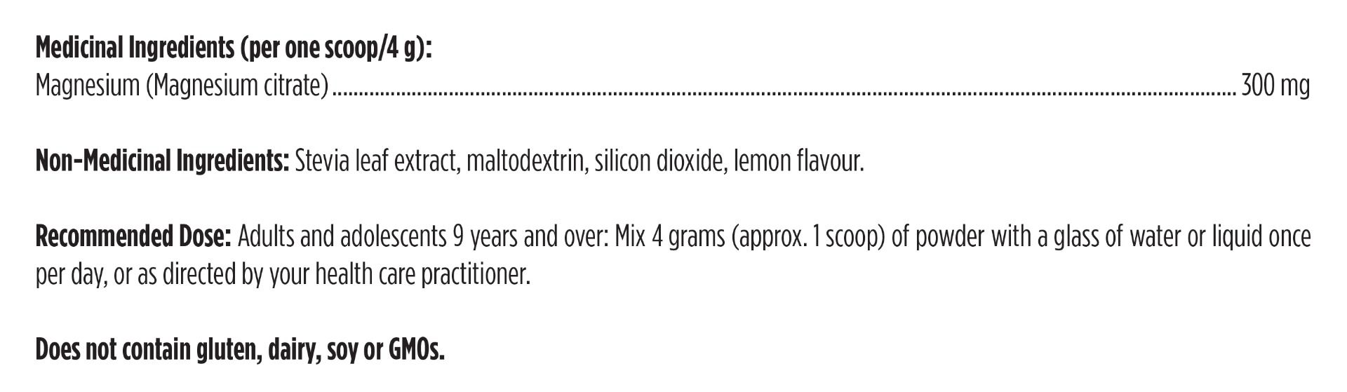 MagCitrate Powder by Designs for Health